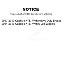 Charger l&#39;image dans la galerie, Front Rear Ceramic Brake Pads And Parking Shoes Kit For Cadillac XTS