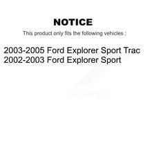 Charger l&#39;image dans la galerie, Front Rear Ceramic Brake Pads And Parking Shoes Kit For Ford Explorer Sport Trac