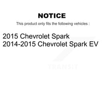 Charger l&#39;image dans la galerie, Front Rear Ceramic Brake Pads And Parking Shoes Kit For 2015 Chevrolet Spark