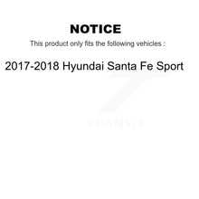 Charger l&#39;image dans la galerie, Front Rear Ceramic Brake Pads Parking Shoes Kit For 17-18 Hyundai Santa Fe Sport