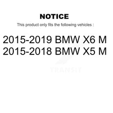 Charger l&#39;image dans la galerie, Front Rear Ceramic Brake Pads &amp; Parking Shoes Kit For 2015-2017 BMW X5 X6 M