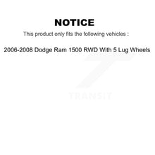 Load image into Gallery viewer, Front Control Arm Ball Joint Tie Rod End Link Kit (8Pc) For 2006-2008 Dodge Ram 1500 RWD KTR-100333