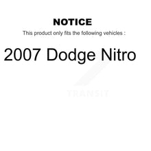 Charger l'image dans la galerie, Front Suspension Control Arm &amp; Ball Joint Tie Rod End Link Kit (8Pc) For 2007 Dodge Nitro KTR-100522