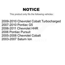 Load image into Gallery viewer, Rear Lower Suspension Control Arm Bushing Pair For Chevrolet Cobalt Pontiac G5 Saturn Ion KTR-102221