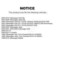 Load image into Gallery viewer, Front Lower Rearward Suspension Arm Bushing Pair For Volkswagen Jetta Golf Beetle City TT KTR-102232