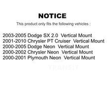 Load image into Gallery viewer, Front Lower Rearward Suspension Control Arm Bushing Pair For Chrysler PT Cruiser Neon SX KTR-102251