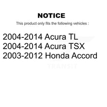 Load image into Gallery viewer, Front Lower Outer Suspension Control Arm Bushing Pair For Honda Accord Acura TL TSX KTR-102255