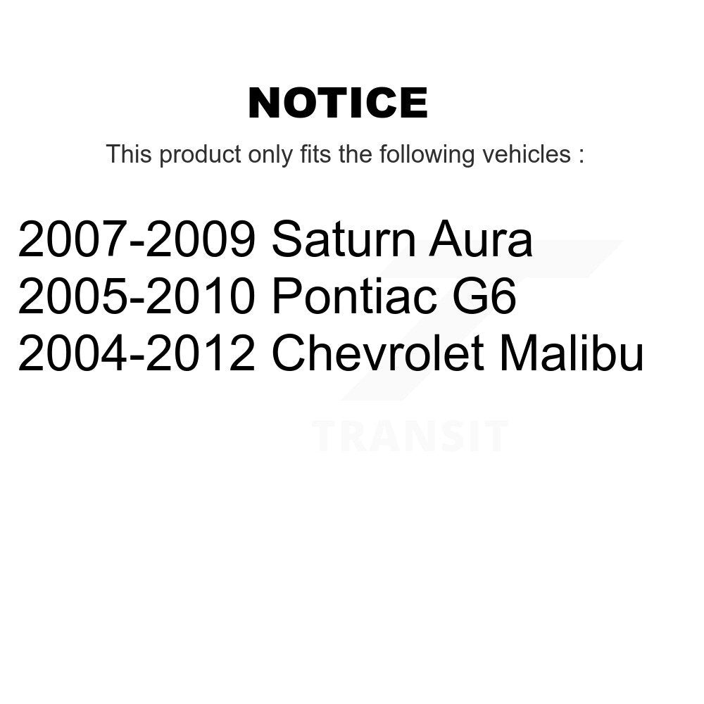 Front Lower Forward Suspension Control Arm Bushing Pair For Chevrolet Malibu Pontiac G6 KTR-102264