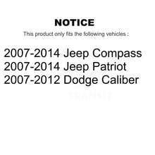 Load image into Gallery viewer, Front Lower Forward Suspension Arm Bushing Pair For Jeep Patriot Compass Dodge Caliber KTR-102265