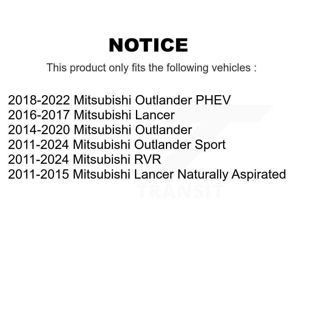 Front Arm Ball Joint Tie Rod End Link Kit (8Pc) For Mitsubishi RVR Outlander Lancer PHEV KTR-102946