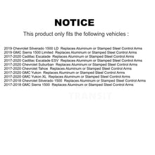 Load image into Gallery viewer, Front Suspension Control Arm Kit For Chevrolet GMC Sierra 1500 Silverado Tahoe Yukon LD KTR-104124