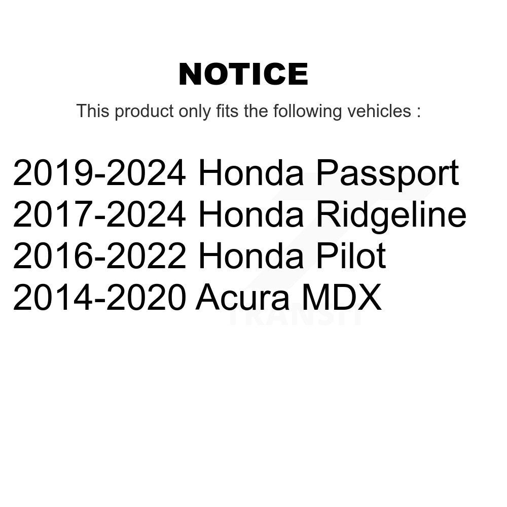 Front Suspension Control Arm Assembly Tie Rod End Kit For Honda Pilot Acura MDX Ridgeline KTR-104349