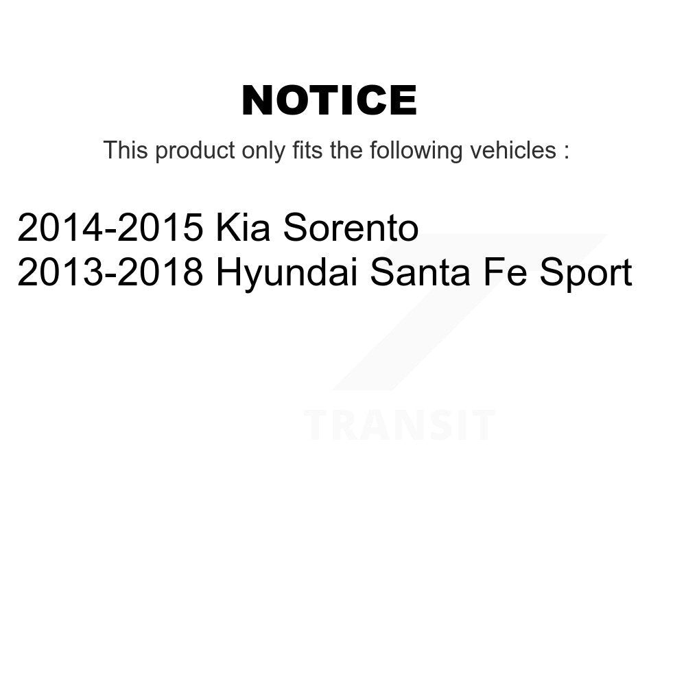 Front Suspension Control Arm Assembly And Tie Rod End Kit For Hyundai Santa Fe Sport Kia KTR-104354