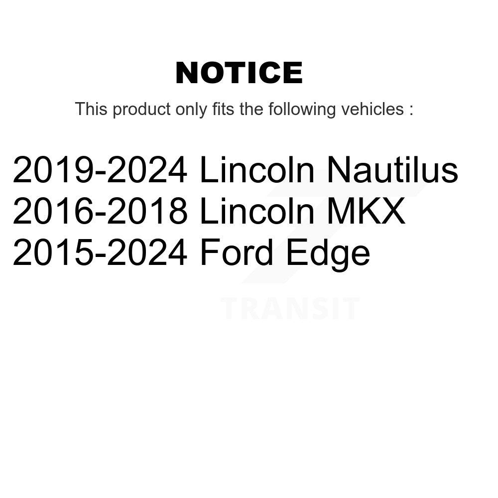 Front Suspension Control Arm Assembly Tie Rod End Kit For Ford Edge Lincoln Nautilus MKX KTR-104355