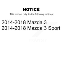 Charger l'image dans la galerie, Front Suspension Control Arm And Ball Joint Assembly Link Kit For 2014-2018 Mazda 3 Sport KTR-104405