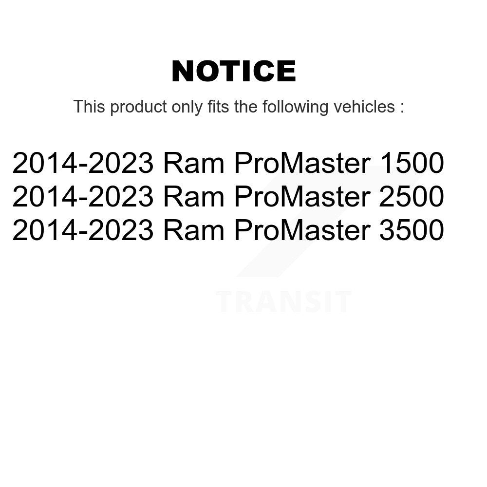 Front Suspension Stabilizer Bar Link Pair For 2014-2023 Ram ProMaster 2500 3500 1500 KTR-104441