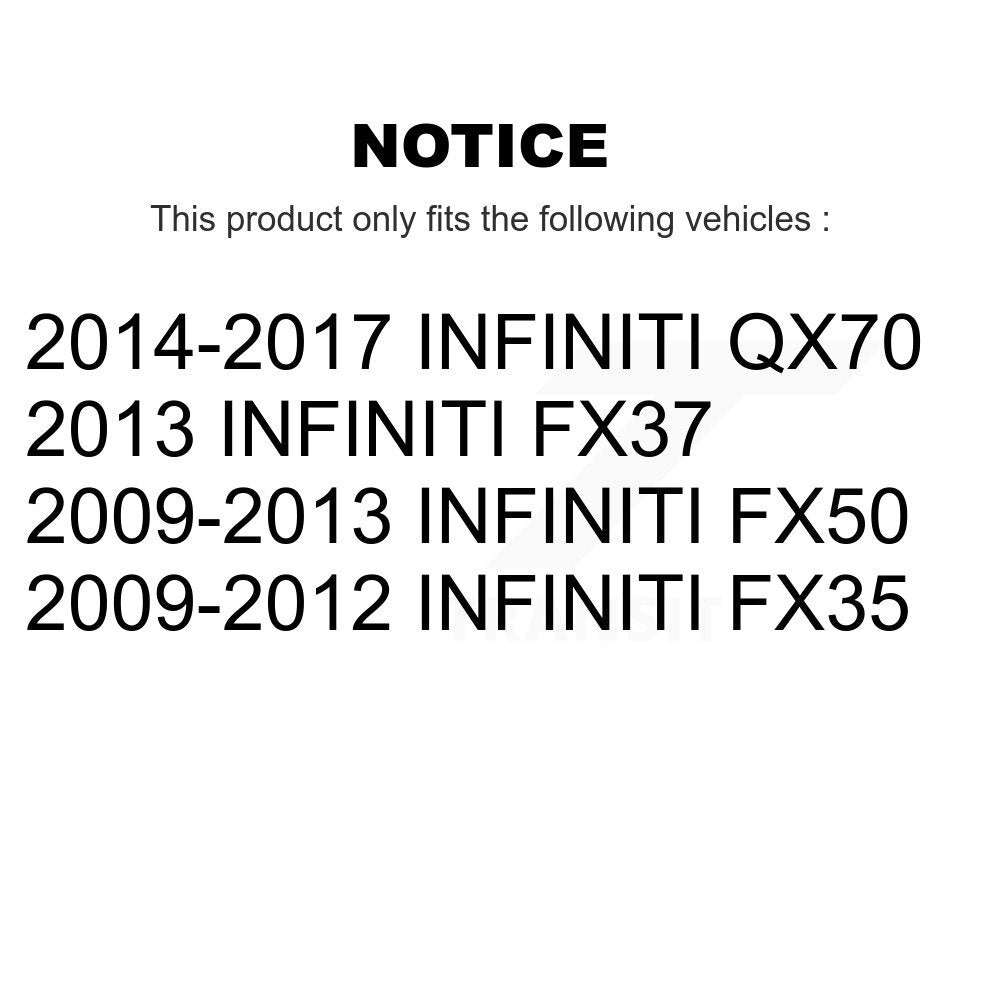Front Suspension Control Arm Kit For INFINITI FX35 QX70 FX50 FX37 KTR-104511