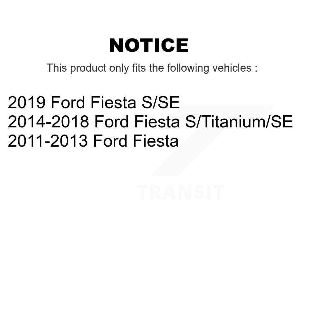 Front Suspension Control Arm And Ball Joint Tie Rod End Link Kit (8Pc) For Ford Fiesta KTR-104565