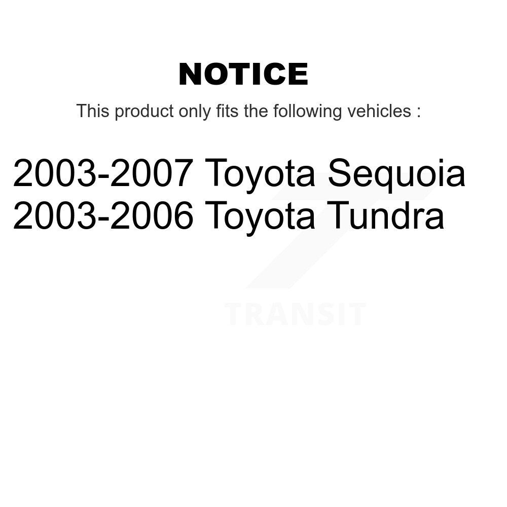 Front Outer & Inner Steering Tie Rod End Kit For Toyota Tundra Sequoia KTR-104999