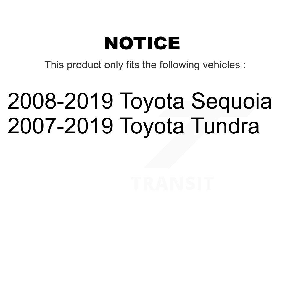 Front Outer & Inner Steering Tie Rod End Kit For Toyota Tundra Sequoia KTR-105012