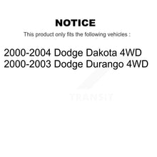 Load image into Gallery viewer, Front Outer &amp; Inner Steering Tie Rod End Kit For Dodge Dakota Durango 4WD KTR-105020