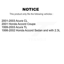 Charger l'image dans la galerie, Front Outer &amp; Inner Steering Tie Rod End Kit For Honda Accord Acura TL CL KTR-105023
