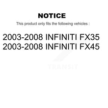 Charger l'image dans la galerie, Front Outer &amp; Inner Steering Tie Rod End Kit For 2003-2008 INFINITI FX35 FX45 KTR-105032