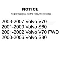 Charger l'image dans la galerie, Front Outer &amp; Inner Steering Tie Rod End Kit For Volvo S60 V70 S80 KTR-105052