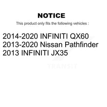 Charger l'image dans la galerie, Front Outer &amp; Inner Steering Tie Rod End Kit For Nissan Pathfinder INFINITI QX60 JX35 KTR-105058
