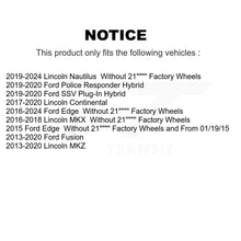 Charger l'image dans la galerie, Front Outer &amp; Inner Tie Rod End Kit For Ford Edge Fusion Lincoln Nautilus MKX MKZ Police KTR-105060