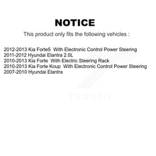 Charger l'image dans la galerie, Front Outer &amp; Inner Steering Tie Rod End Kit For Hyundai Elantra Kia Forte Koup Forte5 KTR-105065