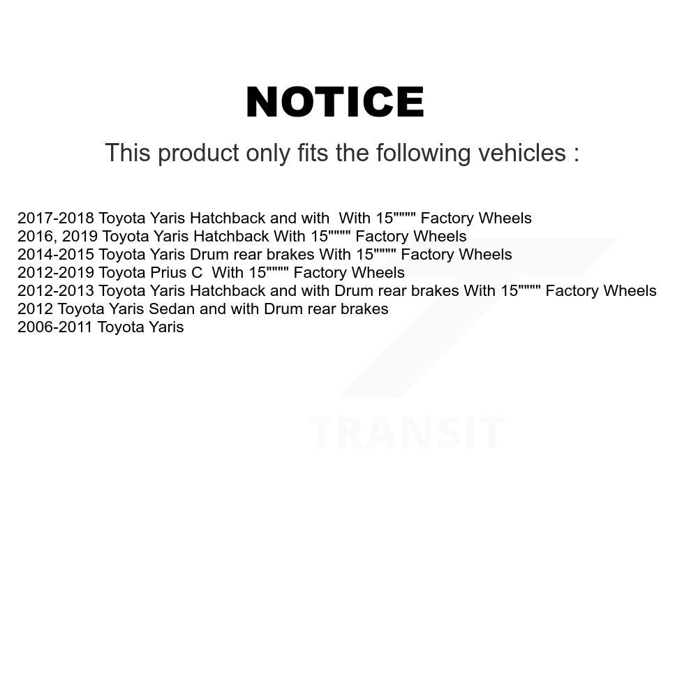 Front Outer & Inner Steering Tie Rod End Kit For Toyota Yaris Prius C KTR-105085