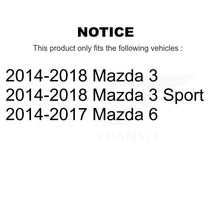 Charger l'image dans la galerie, Front Outer &amp; Inner Steering Tie Rod End Kit For Mazda 3 Sport 6 KTR-105087