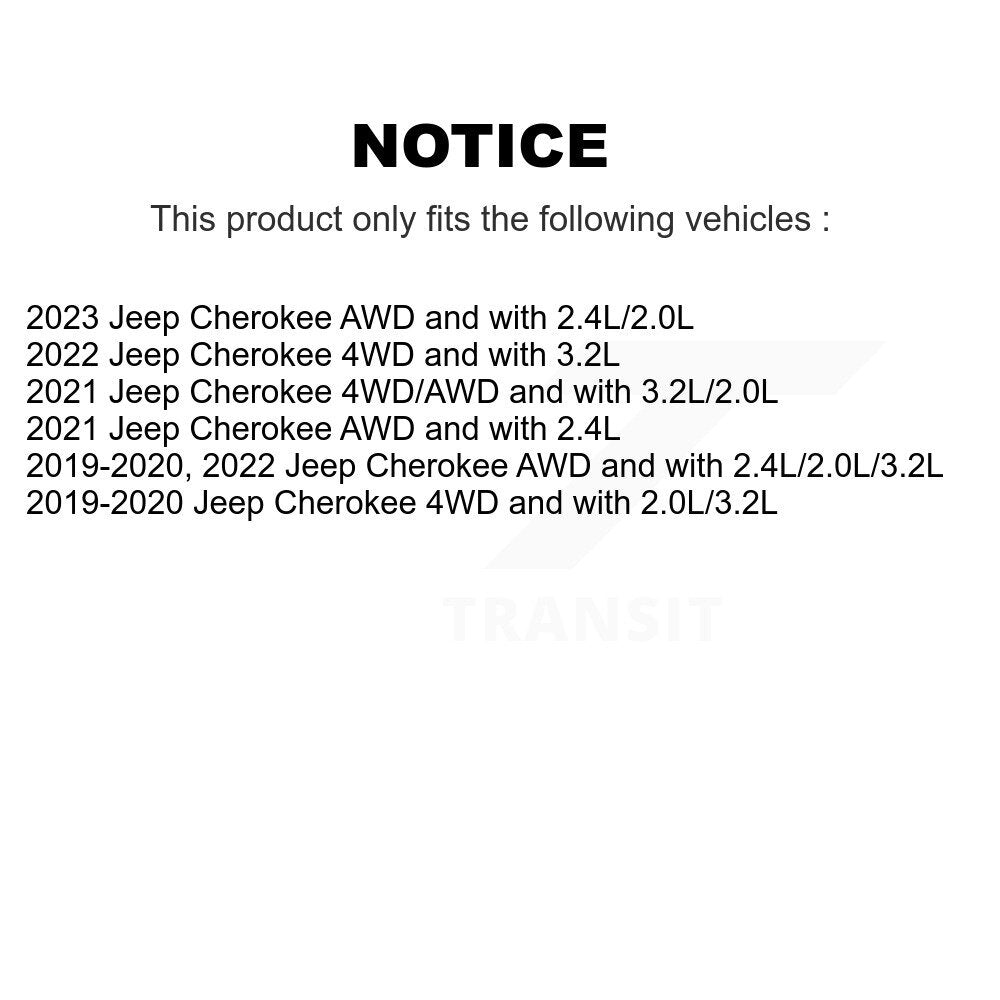 Front Right CV Axle Shaft NCV-CH82062 For Jeep Cherokee OEM# 68341692AA