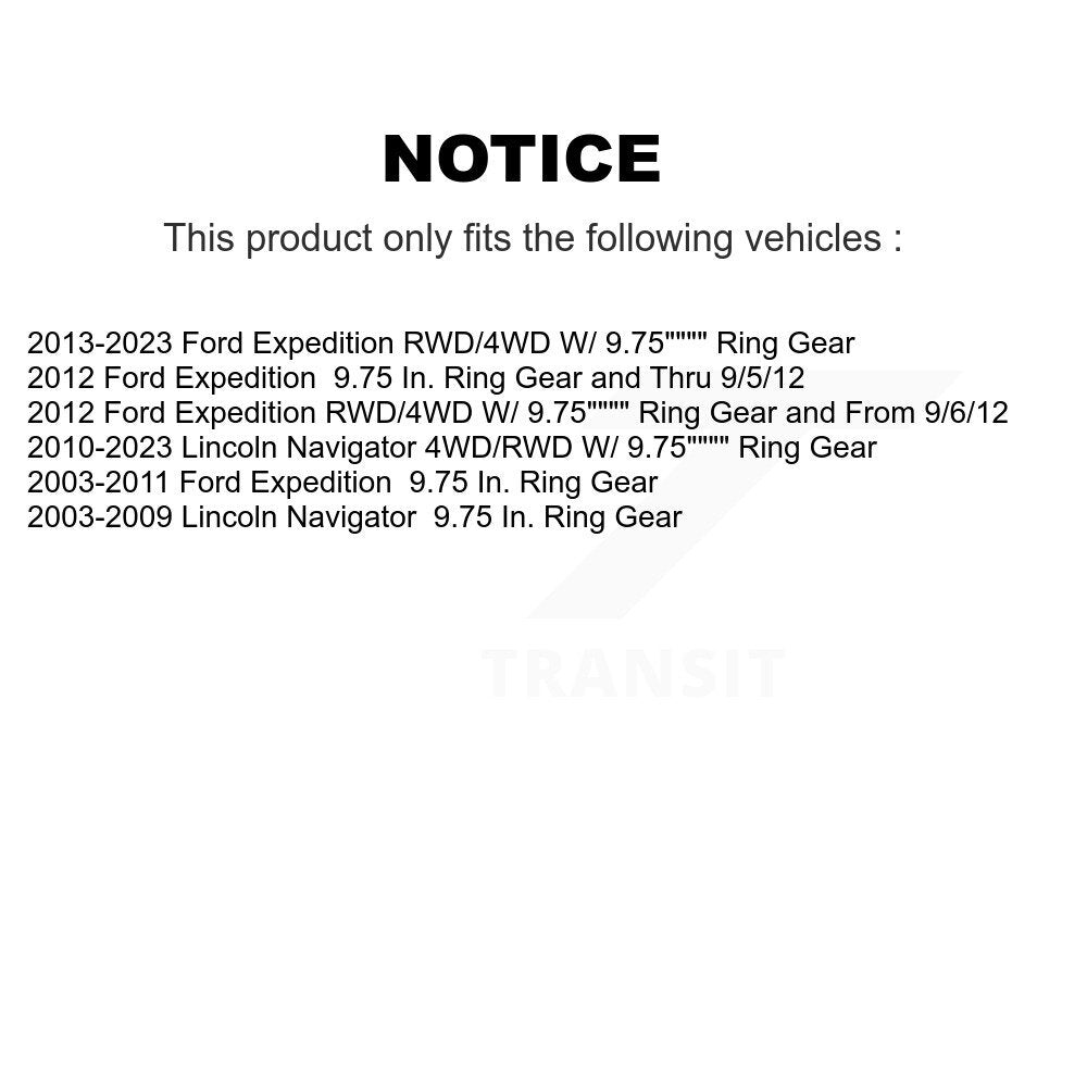 Rear Left CV Axle Shaft NCV-FD11156 For Ford Expedition Lincoln Navigator
