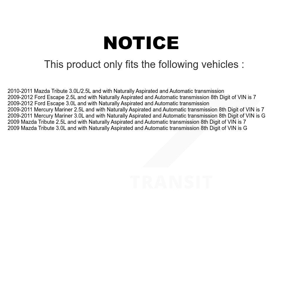 Front Left CV Axle Shaft For Ford Escape Mazda Tribute Mercury Mariner