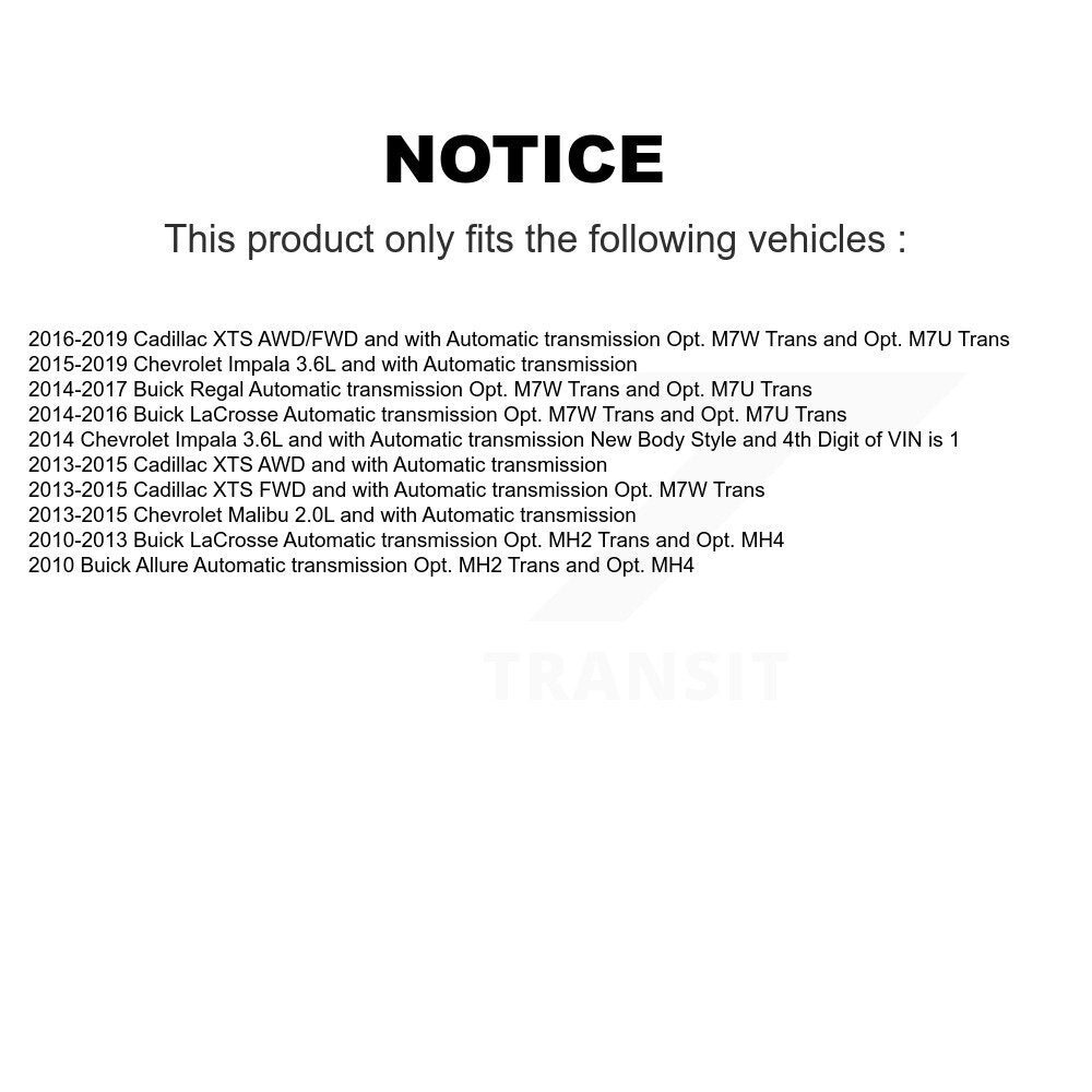 Front Left CV Axle Shaft For Chevrolet Malibu Impala Buick LaCrosse Cadillac XTS