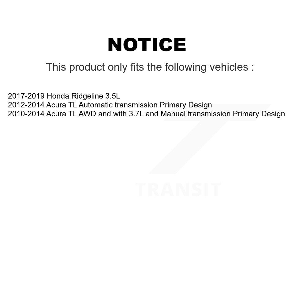 Front Left CV Axle Shaft NCV-HO21016 For Honda Ridgeline Acura TL