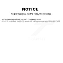 Charger l'image dans la galerie, Front Right CV Axle Shaft For Kia Sorento Hyundai Santa Fe OEM# 495012W450