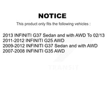 Charger l'image dans la galerie, Front Left CV Axle Shaft For INFINITI G37 G35 G25 NCV-NI39003