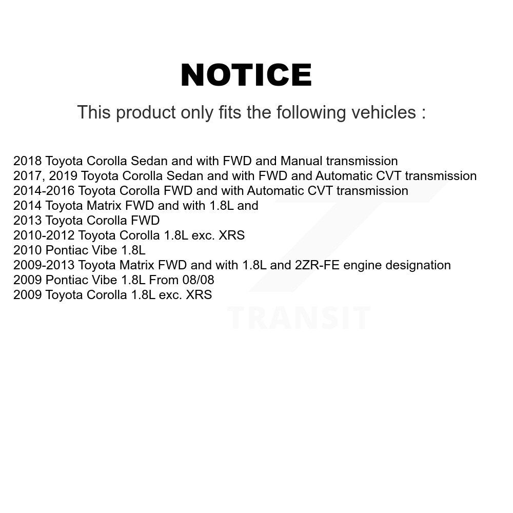 Front Left CV Axle Shaft For Toyota Corolla Matrix Pontiac Vibe NCV-TO69051