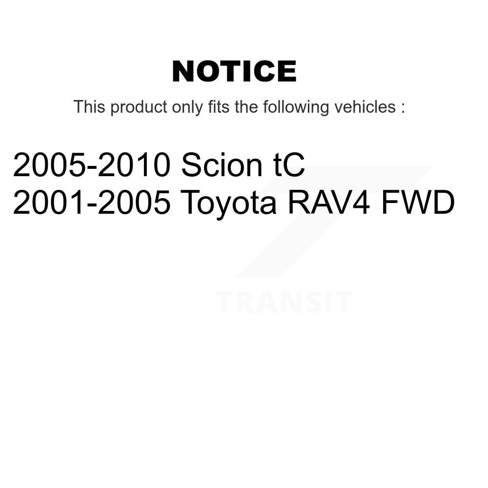 Front Right CV Axle Shaft NCV-TO69590 For Toyota RAV4 Scion tC