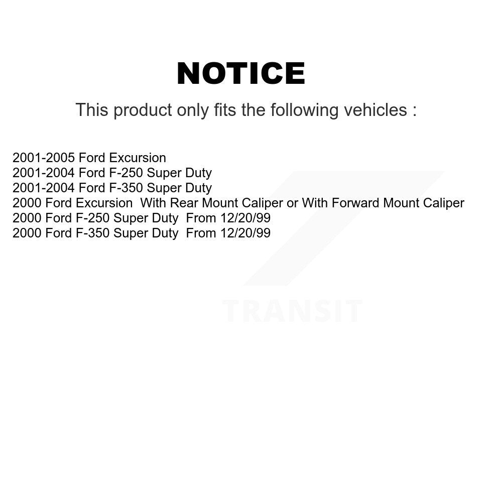 Rear Disc Brake Caliper SLC-18B4752 For Ford F-250 Super Duty F-350 Excursion