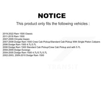 Charger l&#39;image dans la galerie, Rear Right Brake Caliper SLC-18B4836 For Ram 1500 Dodge Durango Classic Chrysler