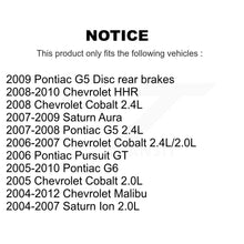 Charger l&#39;image dans la galerie, Rear Right Brake Caliper SLC-18B4892 For Chevrolet Malibu Pontiac G6 Cobalt Ion