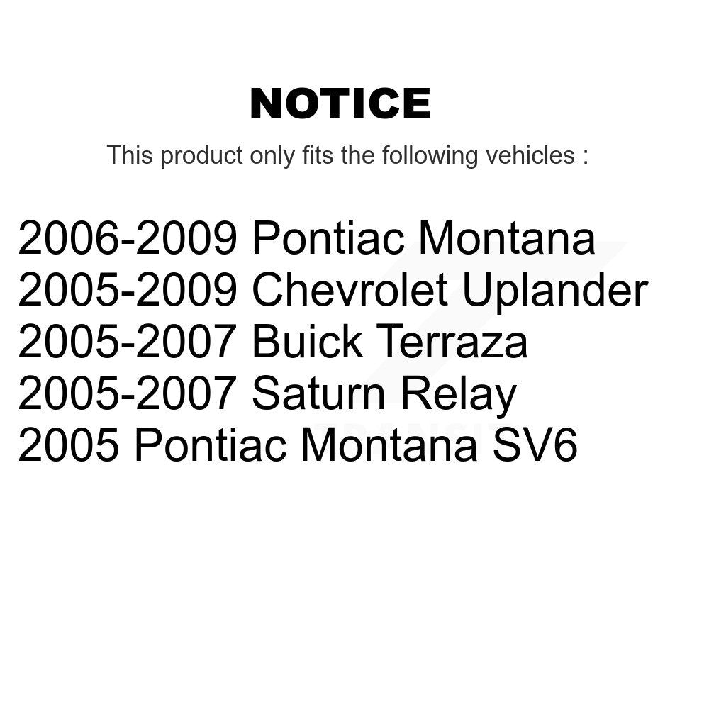 Rear Left Brake Caliper SLC-18B4944 For Chevrolet Uplander Pontiac Montana Buick