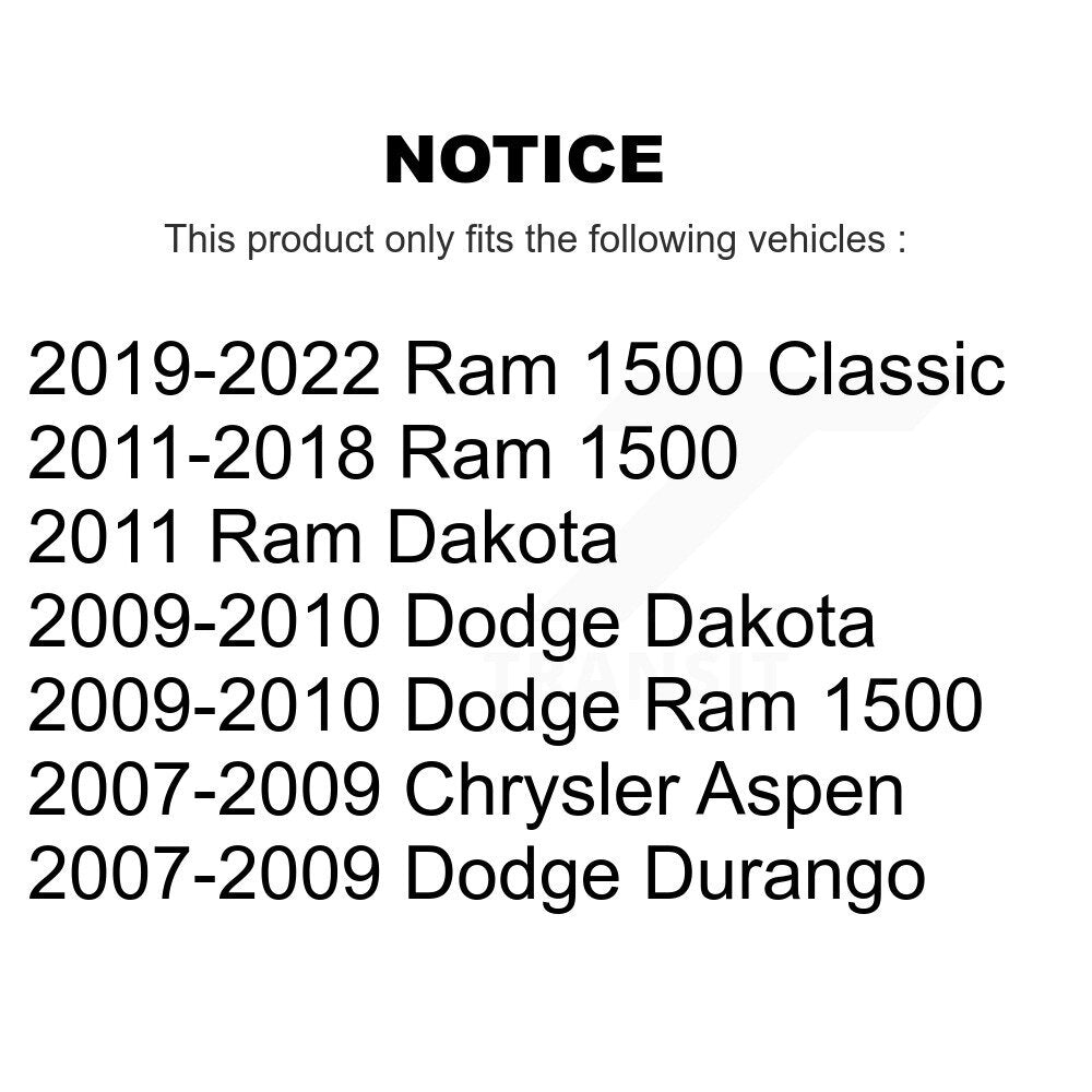 Front Disc Brake Caliper SLC-18B5054 For Ram 1500 Dodge Classic Durango Chrysler
