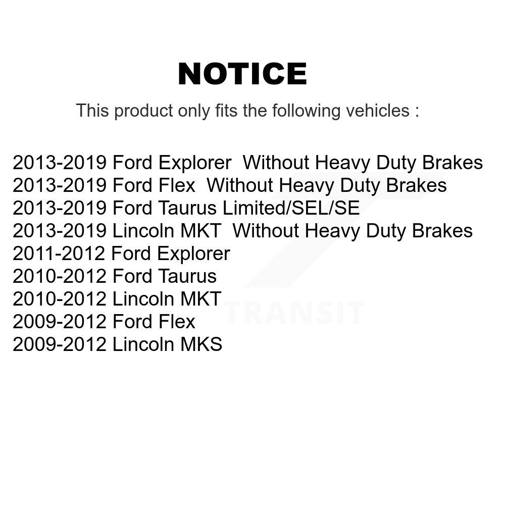 Front Left Disc Brake Caliper SLC-18B5214 For Ford Explorer Flex Taurus Lincoln MKT MKS