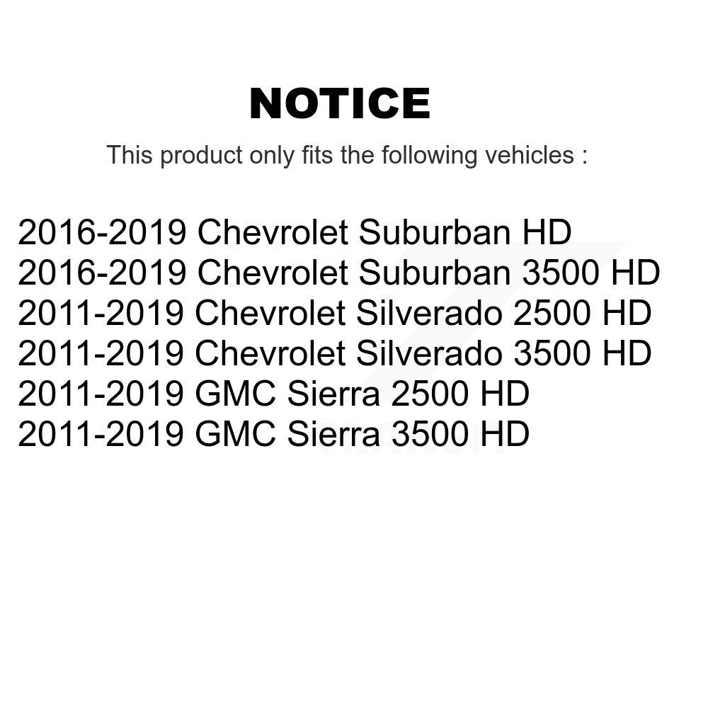 Front Left Disc Brake Caliper For GMC Chevrolet Sierra 2500 HD Silverado 3500