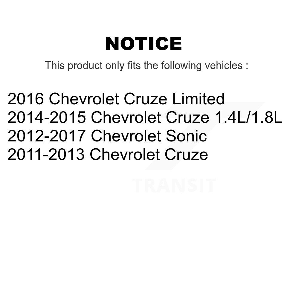 Front Right Disc Brake Caliper SLC-18B5309 For Chevrolet Cruze Sonic Limited